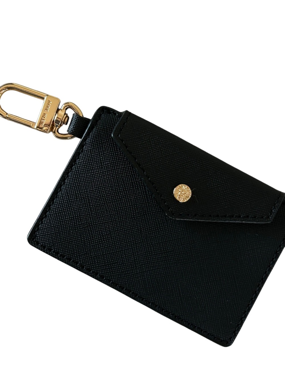 Anne Klein 4-Piece Interchangeable Crossbody Bag Set Black Purse Wallet Pouch - Picture 9 of 15